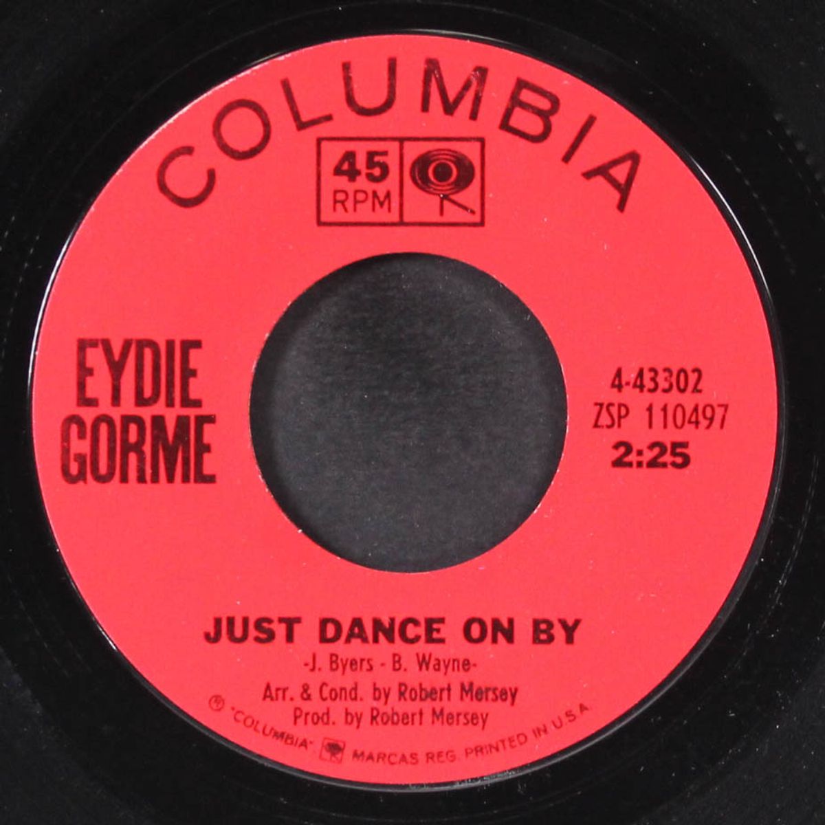 where are you now / just dance on by by EYDIE GORME