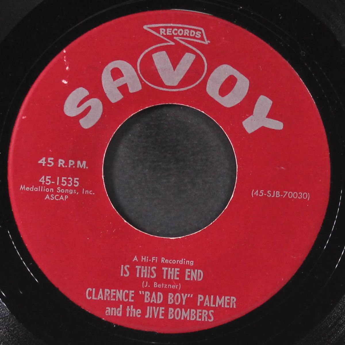 is this the end / just around the corner by CLARENCE "BAD BOY" PALMER