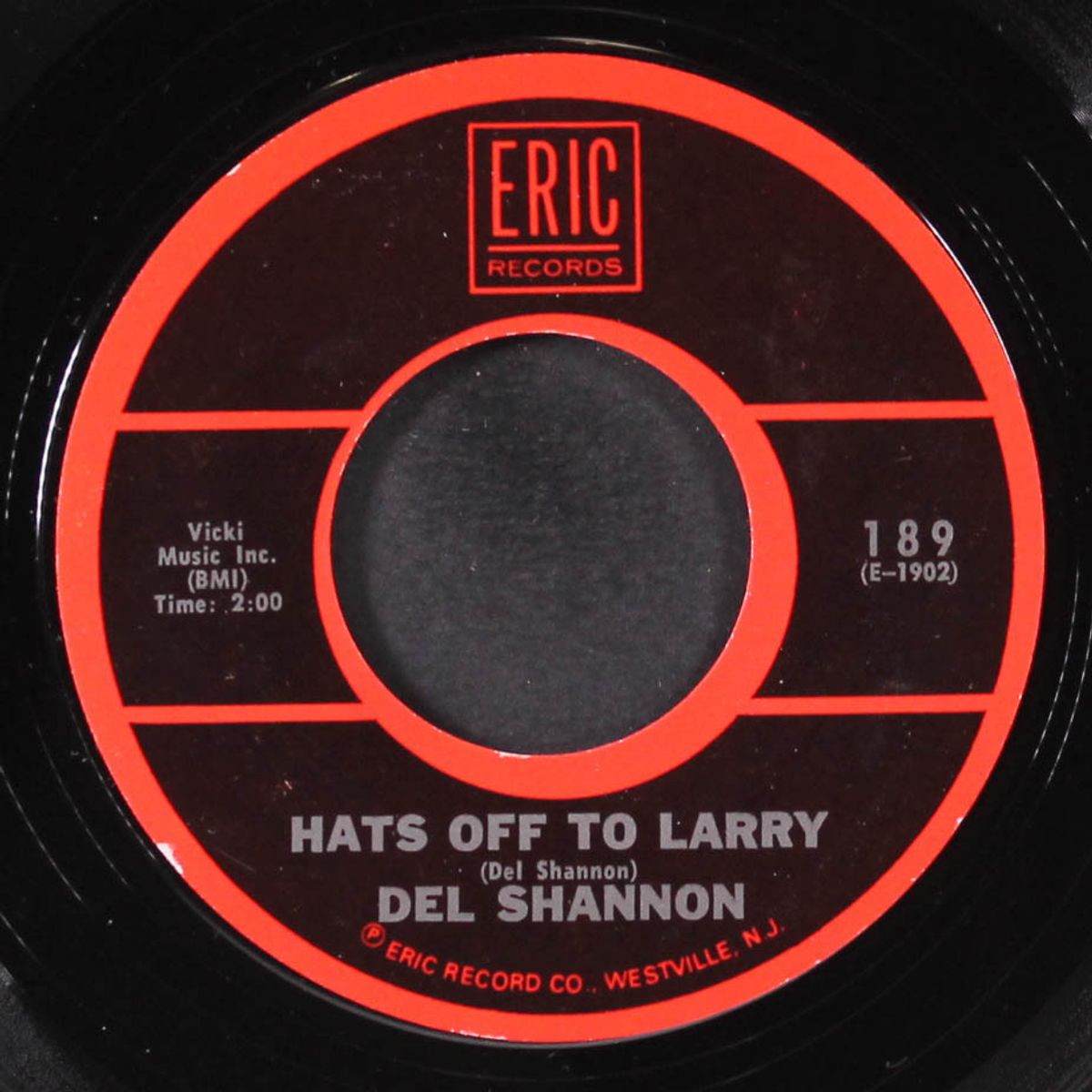 runaway / hats off to larry by DEL SHANNON