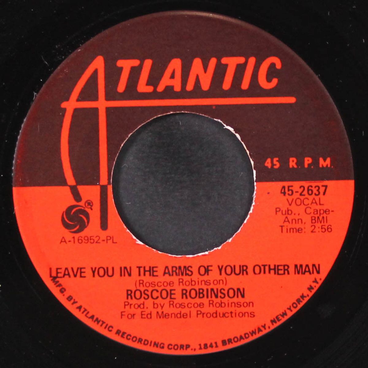 oo wee baby i love you / leave you in the arms of your other man by ROSCOE ROBINSON