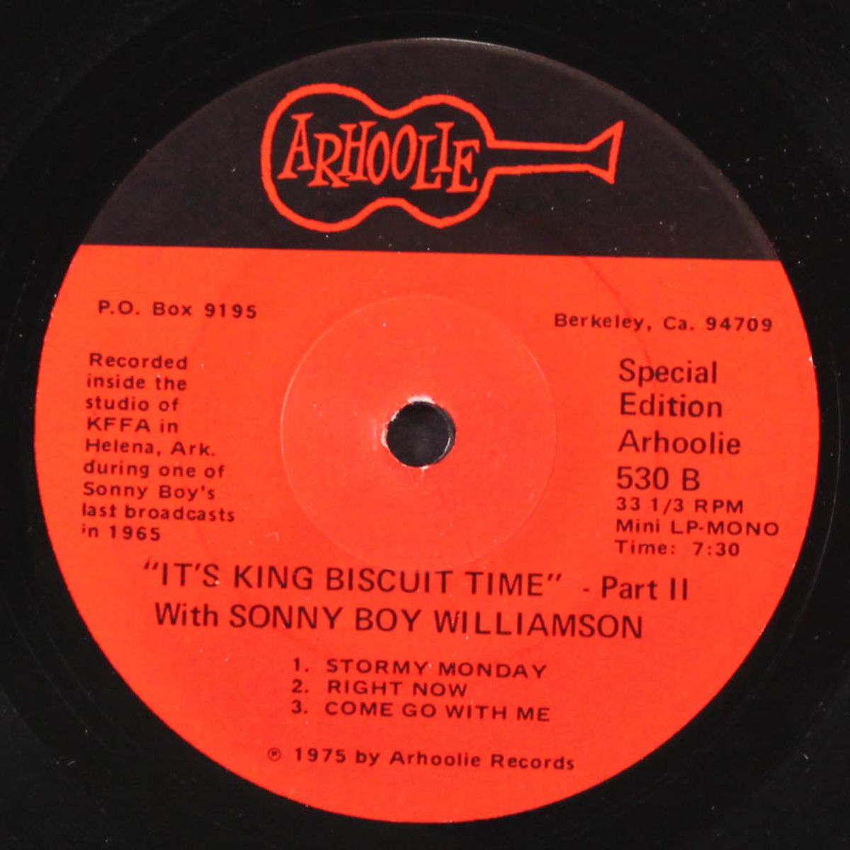 it's king biscuit time by SONNY BOY WILLIAMSON