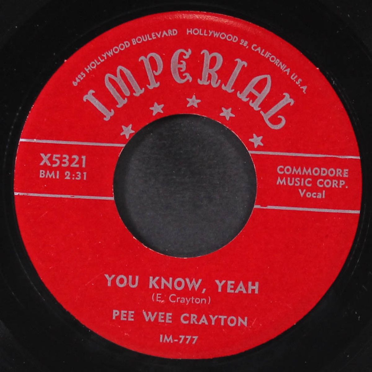 i need your love / you know, yeah by PEE WEE CRAYTON
