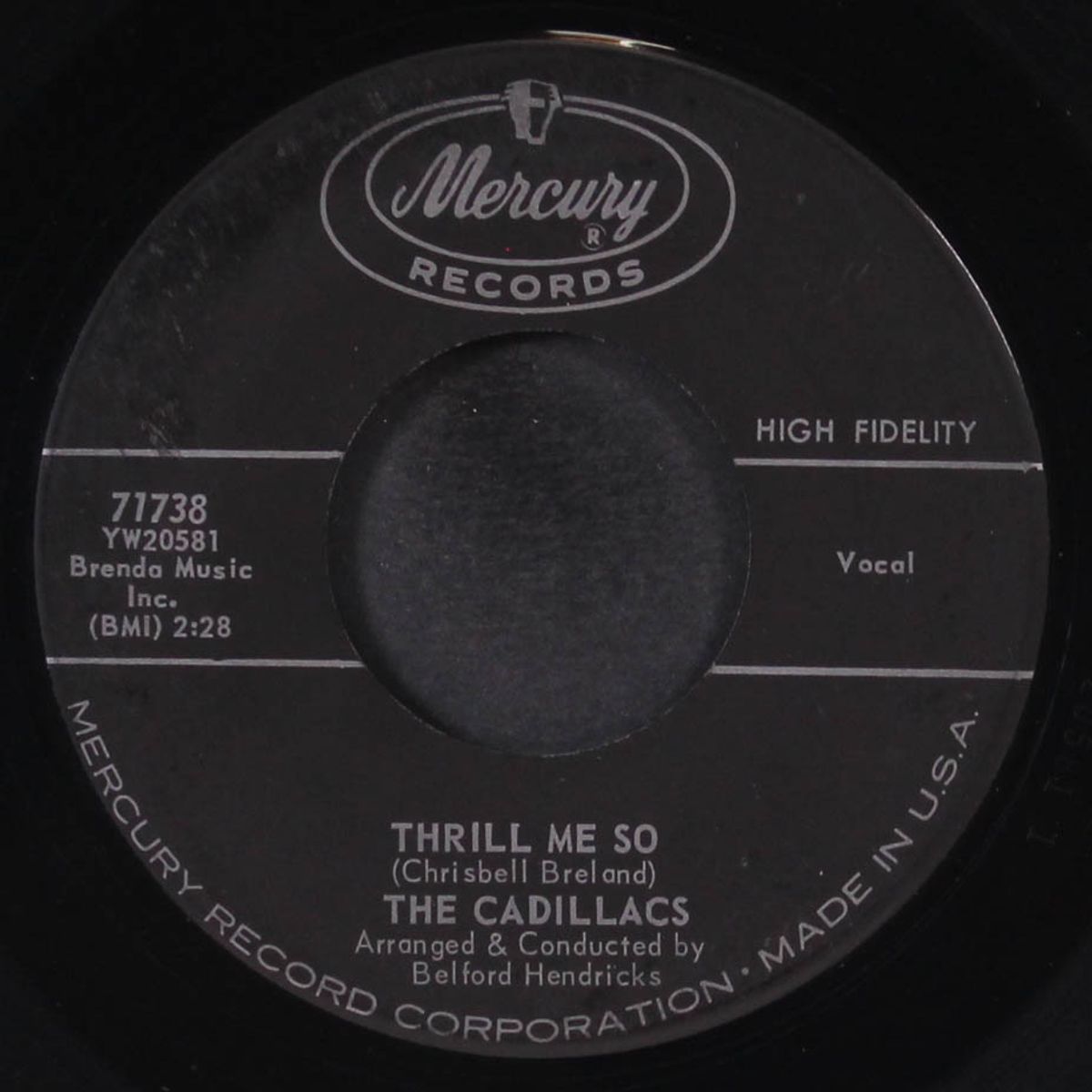 i'm willing / thrill me so by CADILLACS