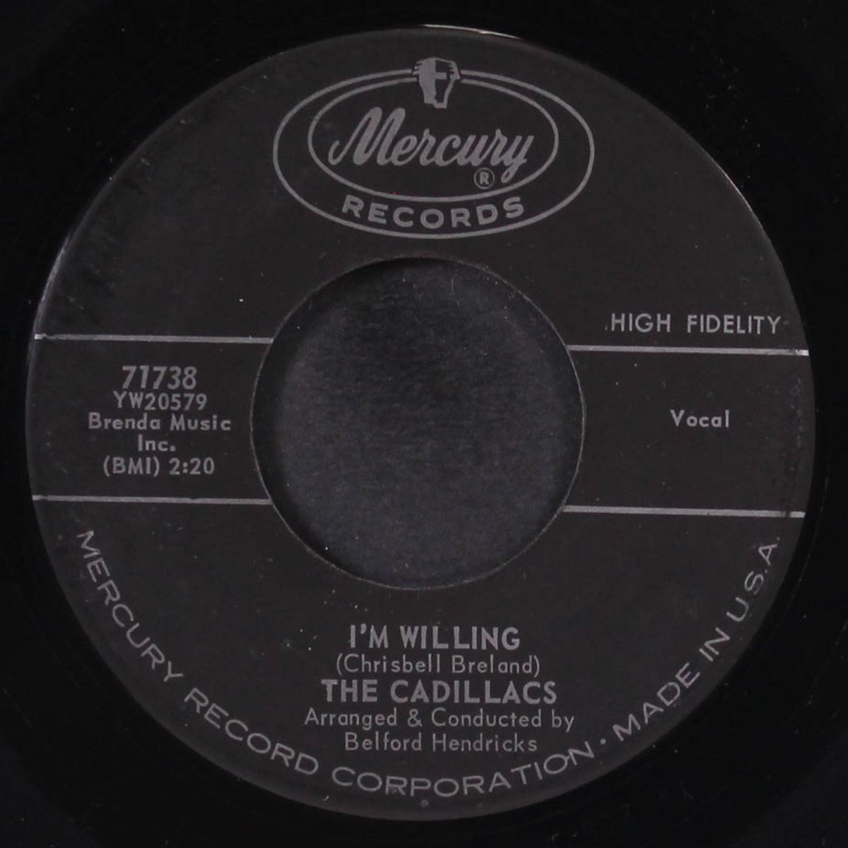 i'm willing / thrill me so by CADILLACS