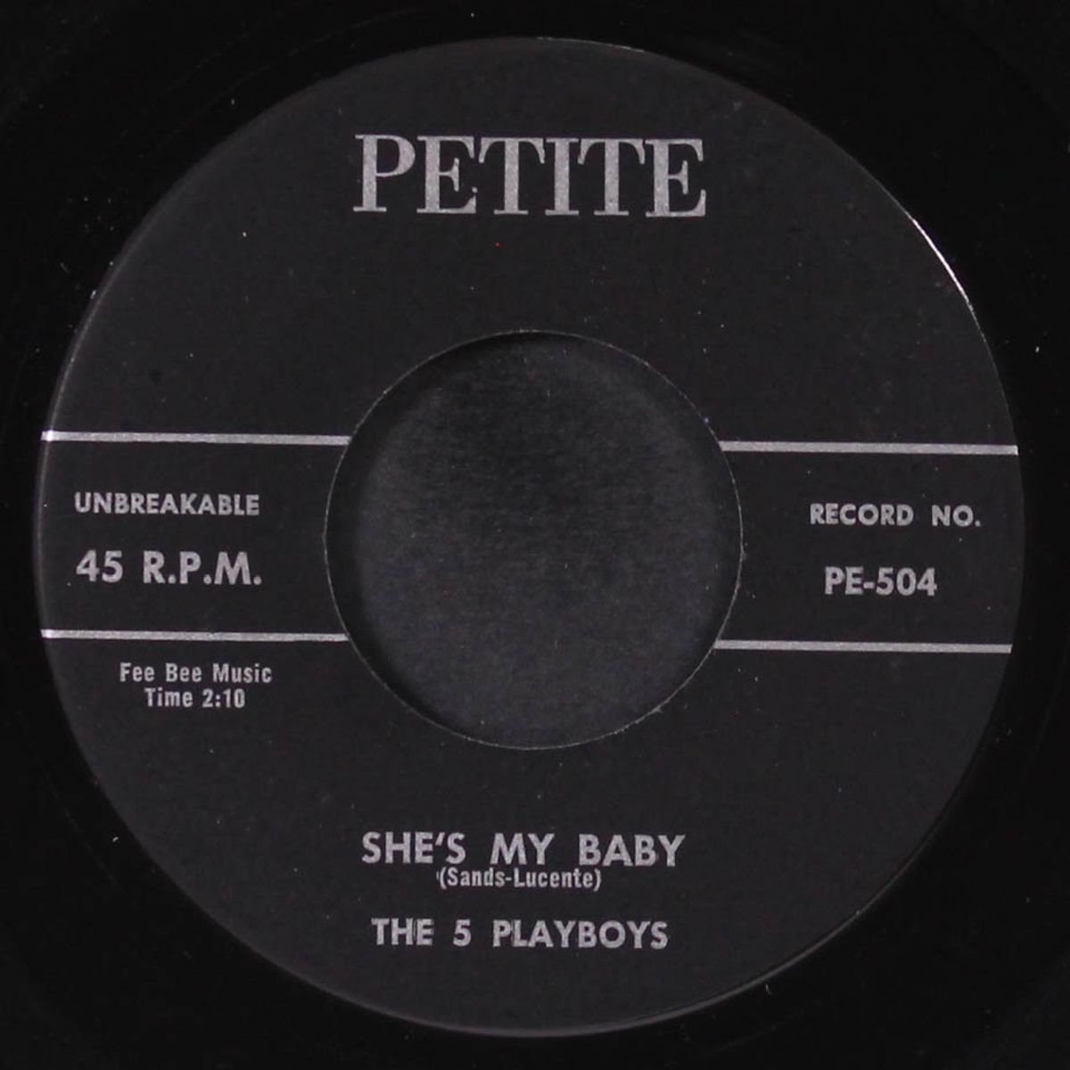 she's my baby / mr. echo by 5 PLAYBOYS