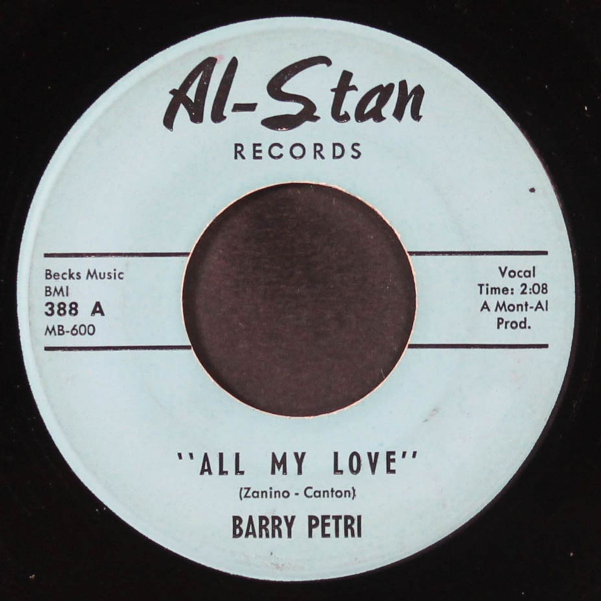 all my love / i want to know by BARRY PETRI