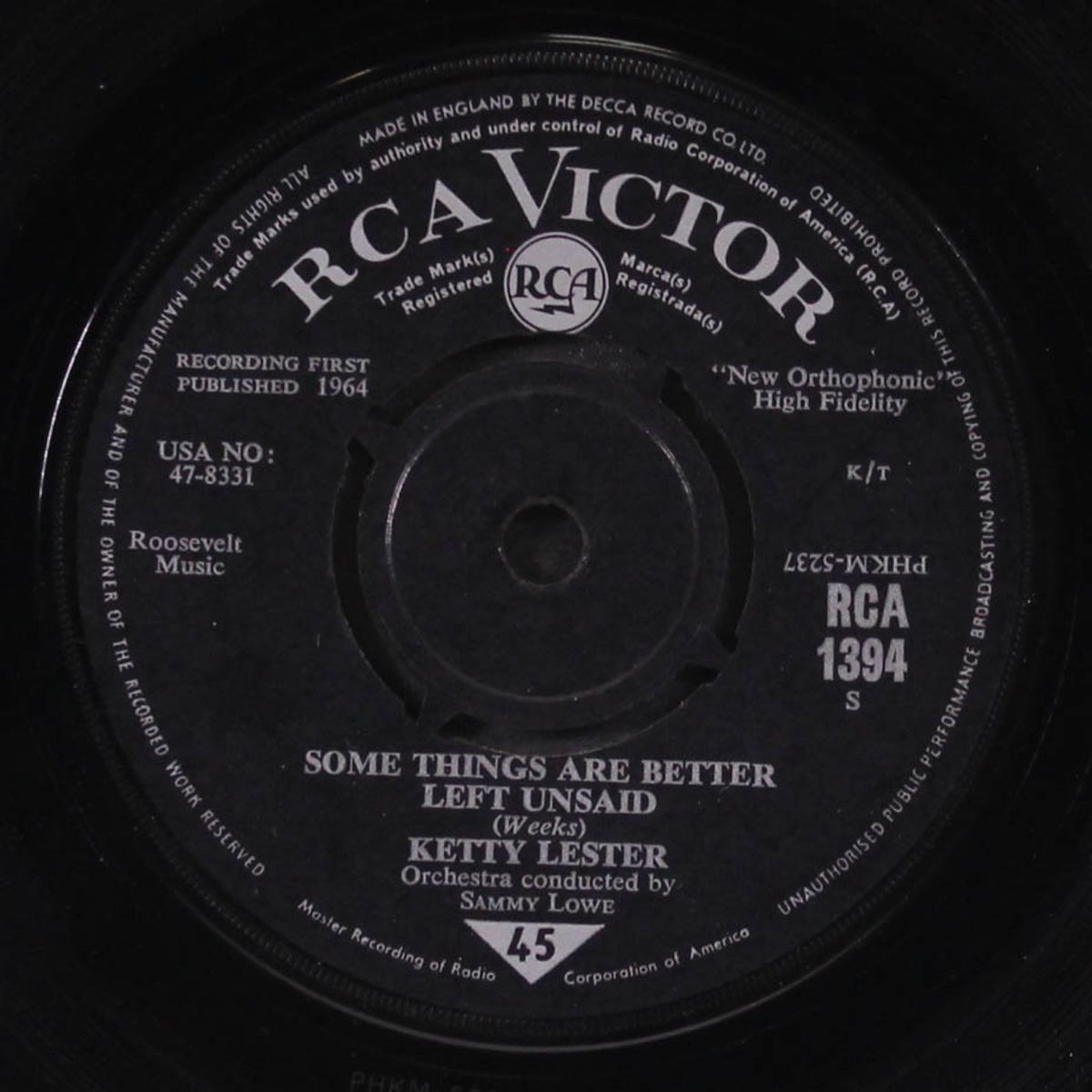 some things are better left unsaid / the house is haunted by KETTY LESTER