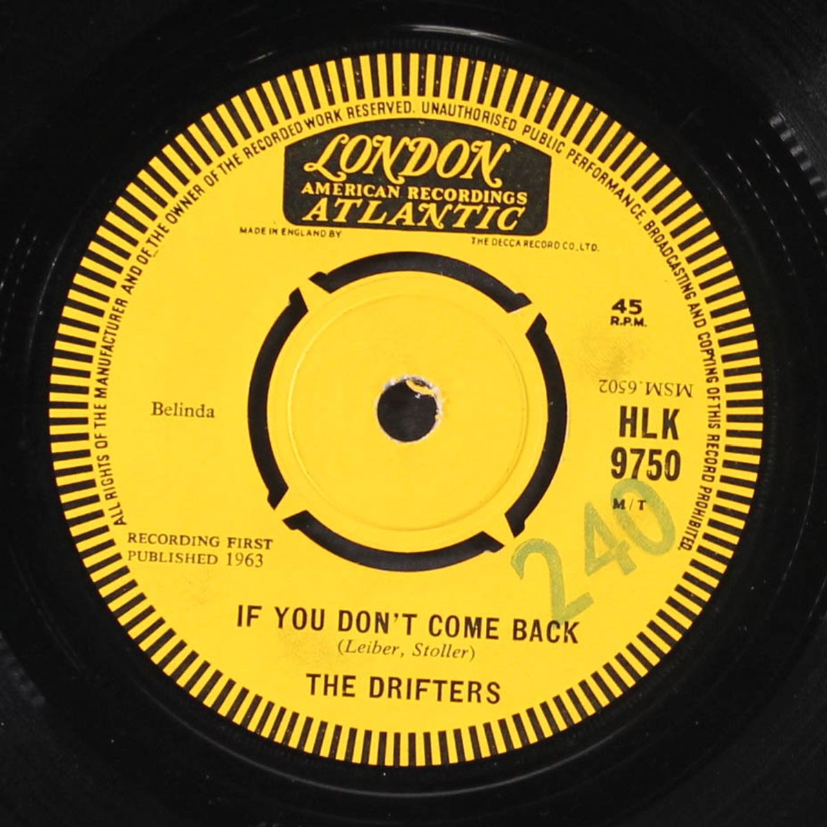 rat race / if you don't come back by DRIFTERS