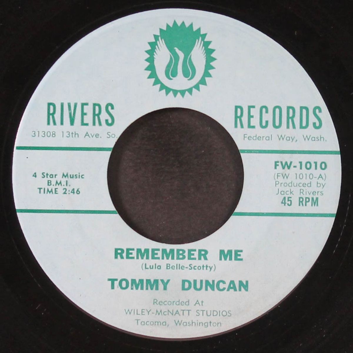worried mind / remember me by TOMMY DUNCAN