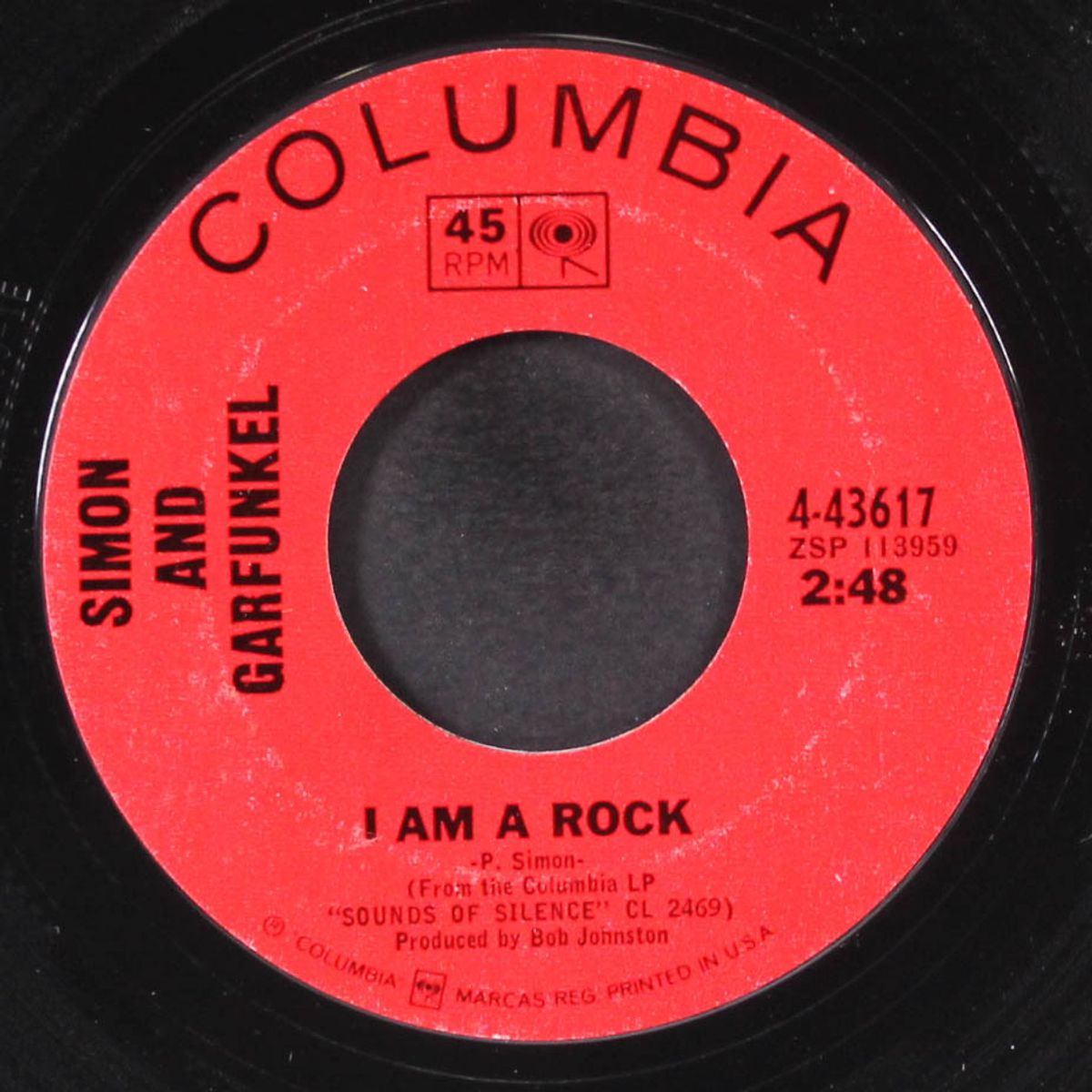 i am a rock / flowers never bend with the rainfall by SIMON & GARFUNKEL