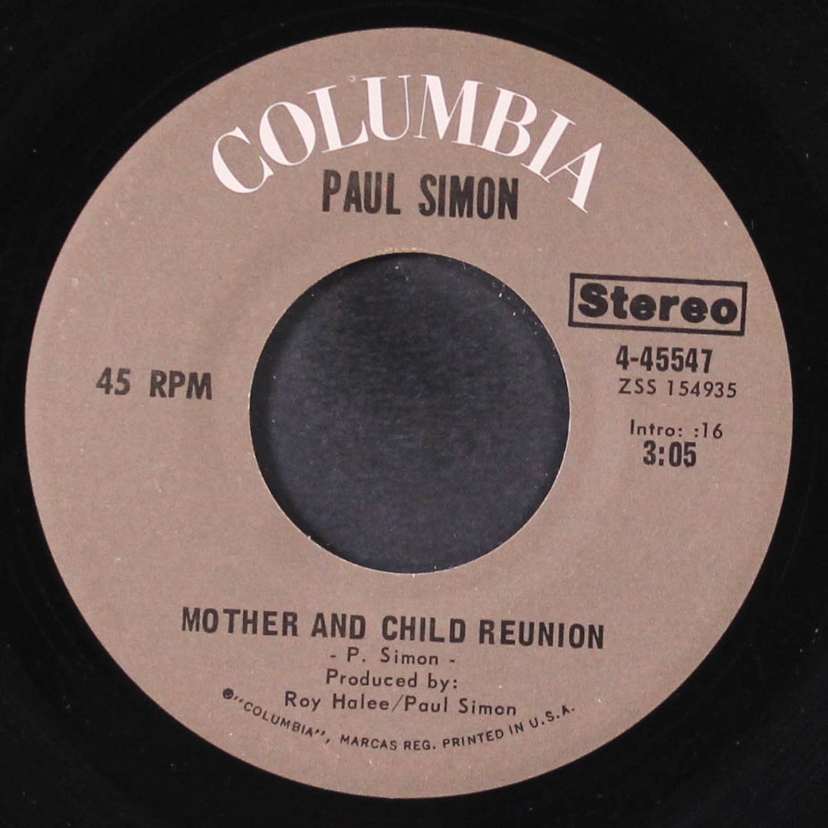 mother and child reunion / paranoia blues by PAUL SIMON
