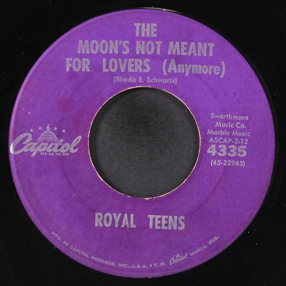 the moon's not meant for lovers / was it a dream by ROYAL TEENS
