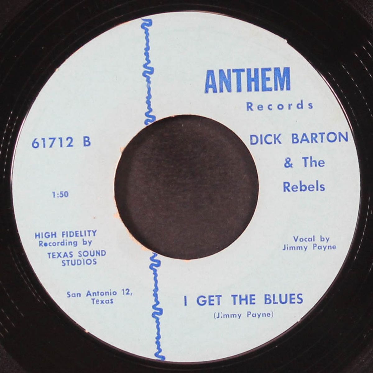 let's start over / i get the blues by DICK BARTON & REBELS