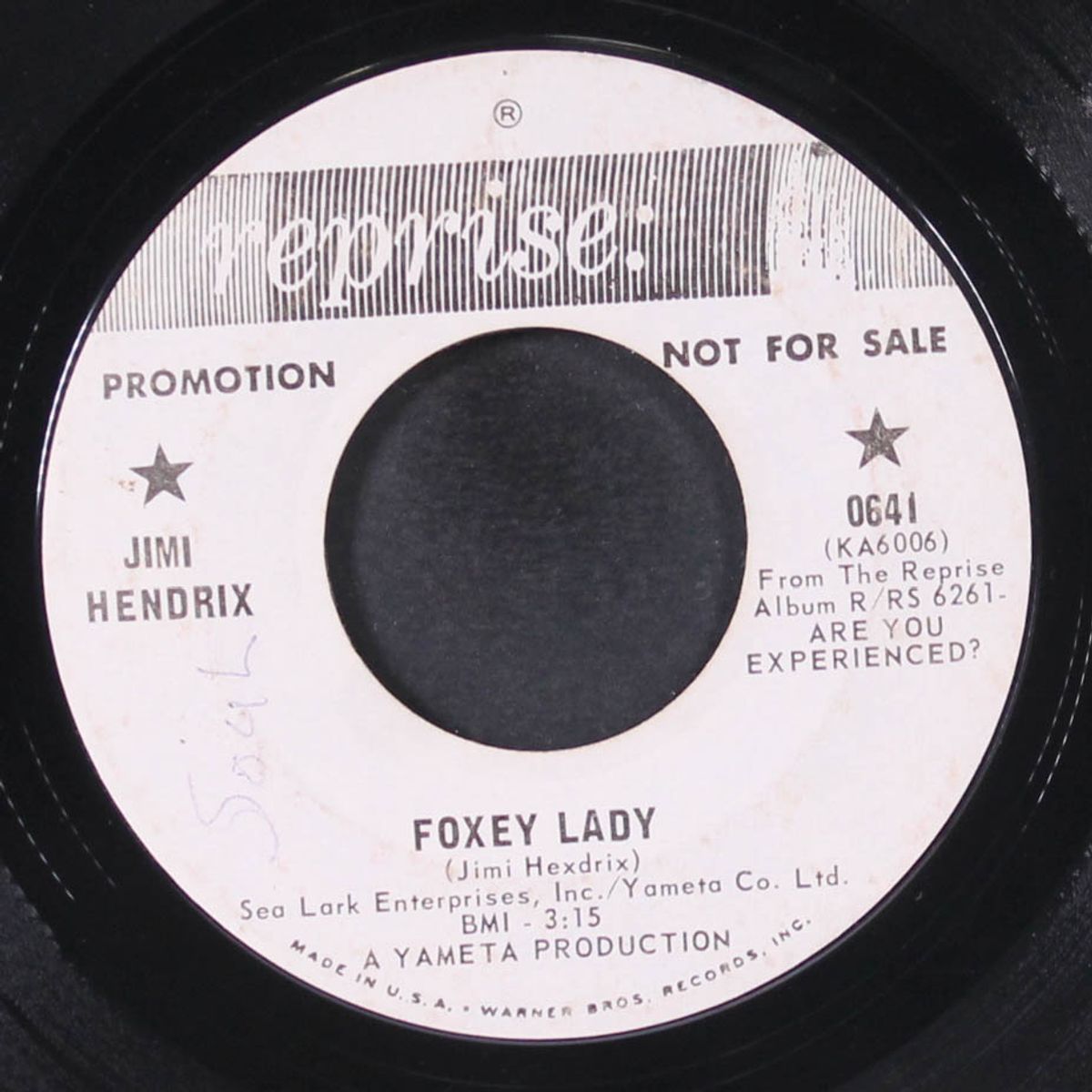 foxey lady / hey joe by JIMI HENDRIX
