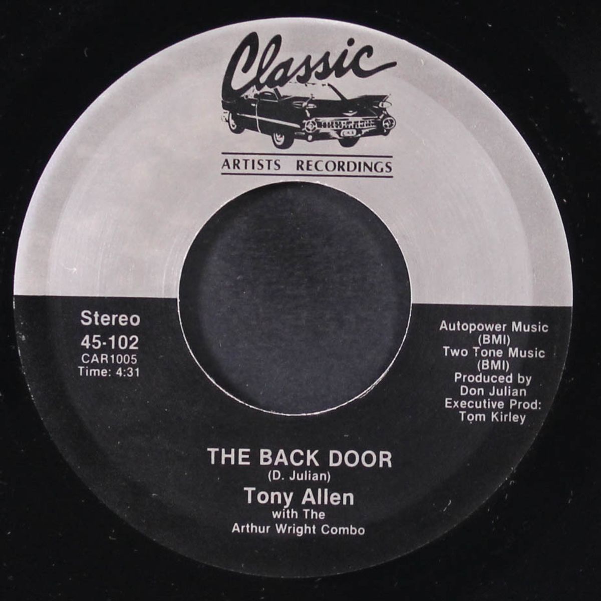 the back door / no one by TONY ALLEN