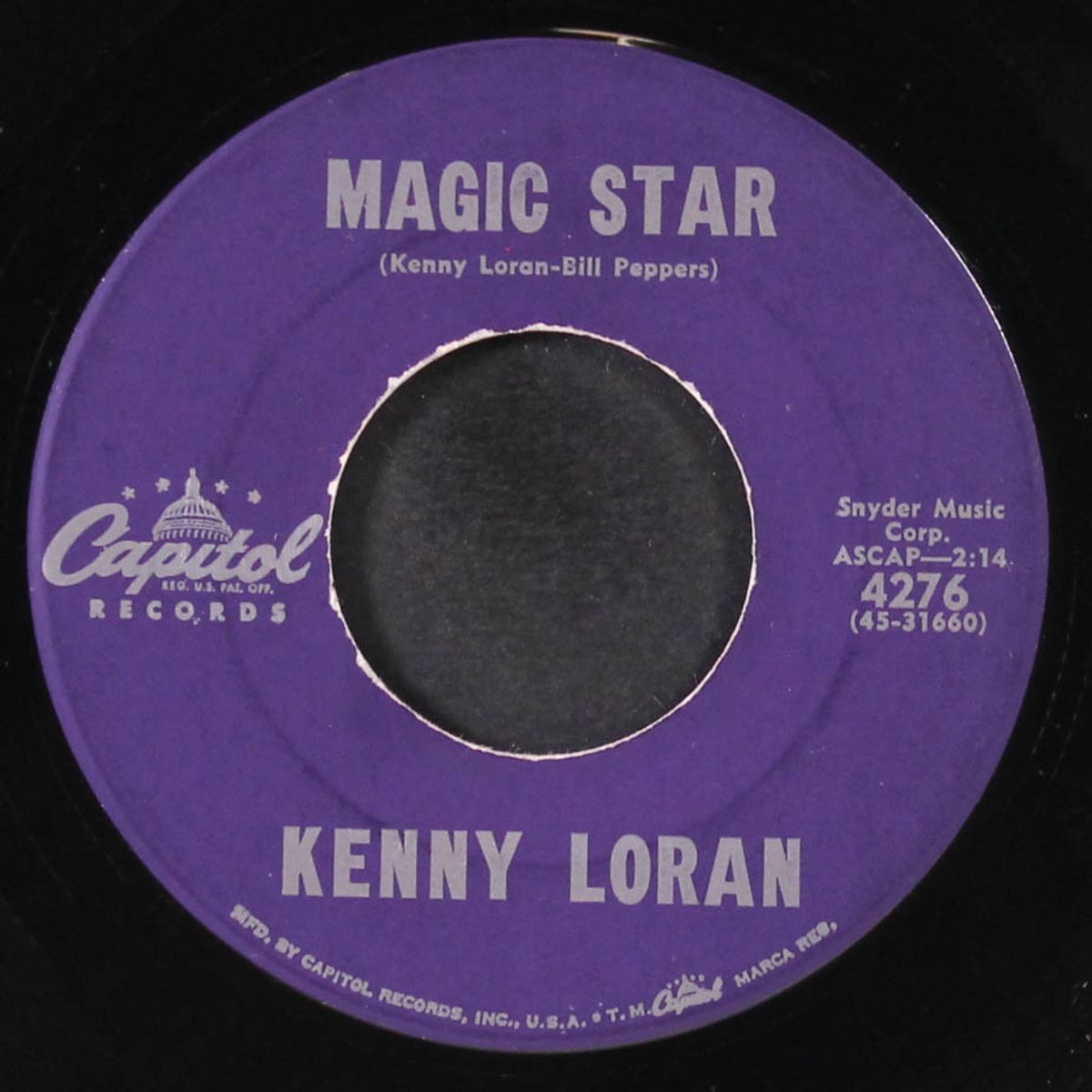 mama's little baby / magic star by KENNY LORAN