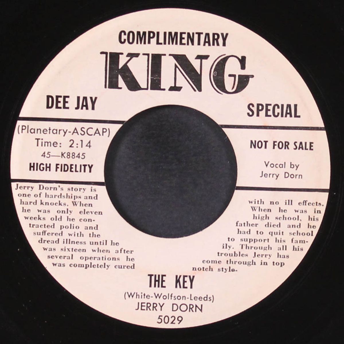the key / quicksand by JERRY DORN