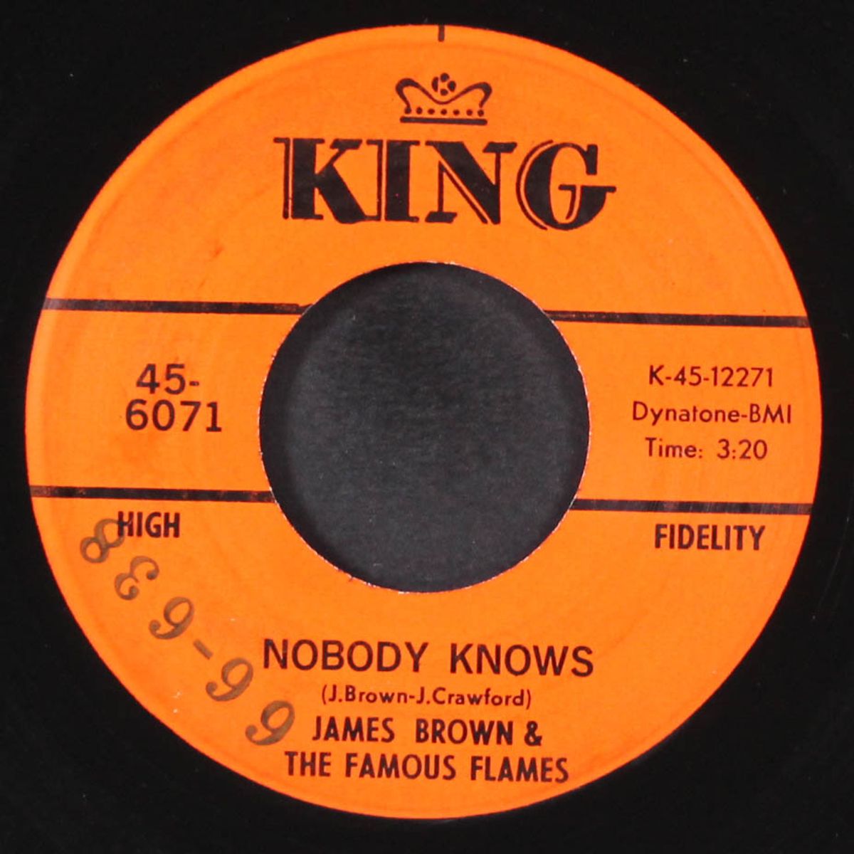bring it up / nobody knows by JAMES BROWN