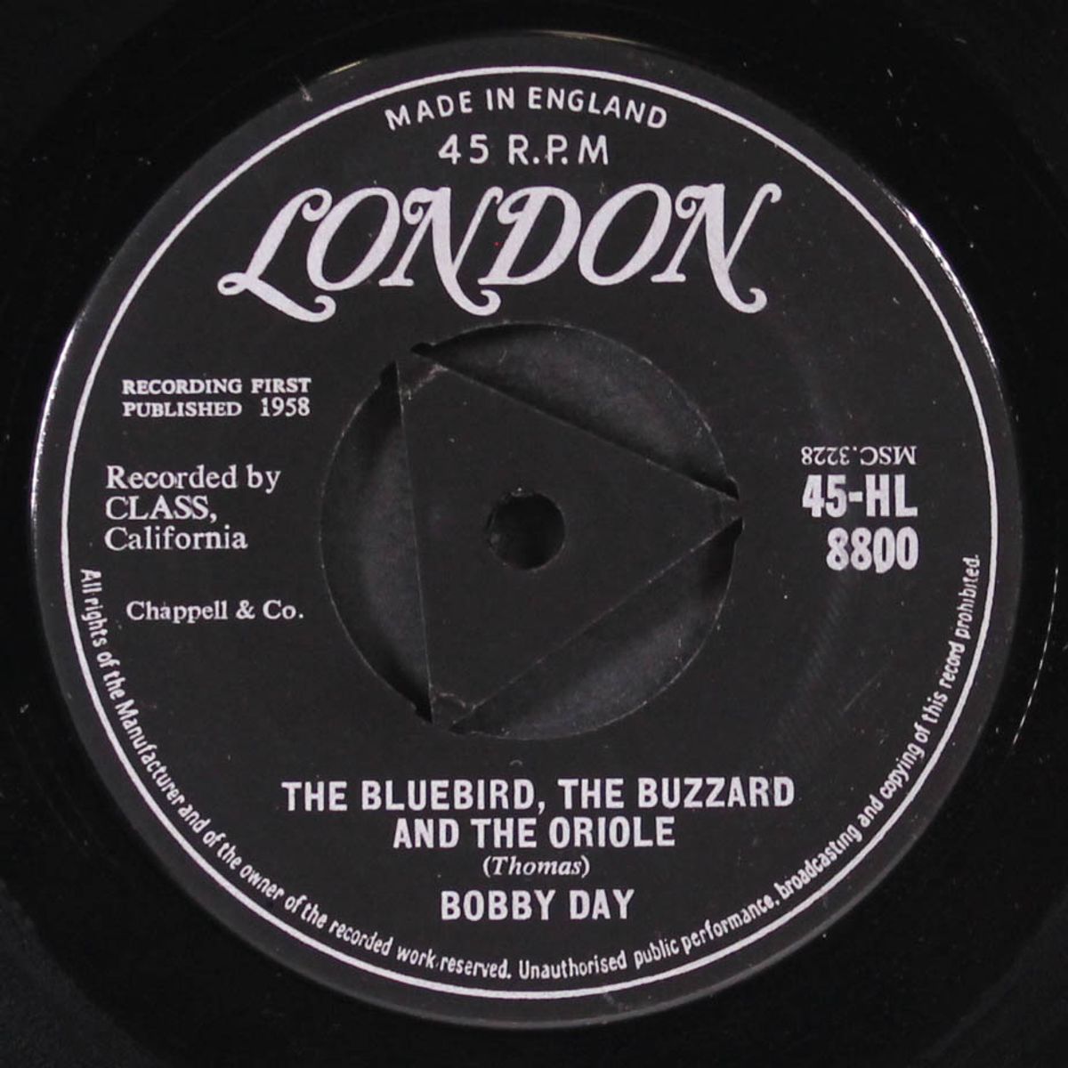 the bluebird, the buzzard and the oriole by BOBBY DAY