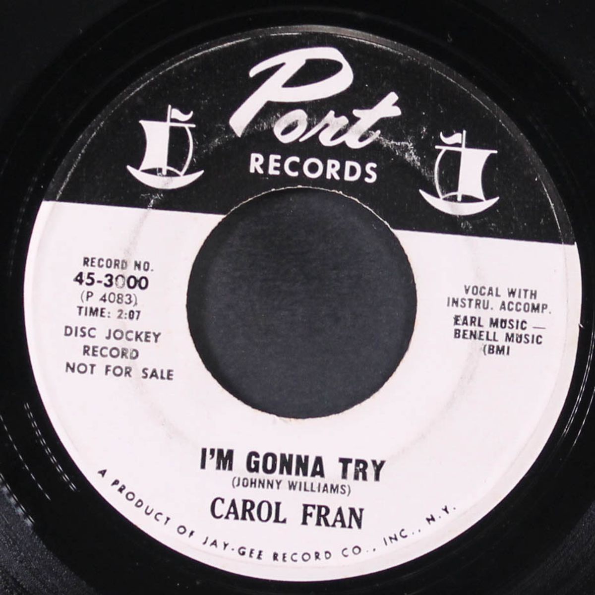 i'm gonna try / crying in the chapel by CAROL FRAN