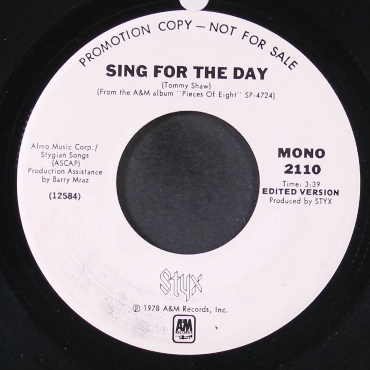 sing for the day / mono by STYX