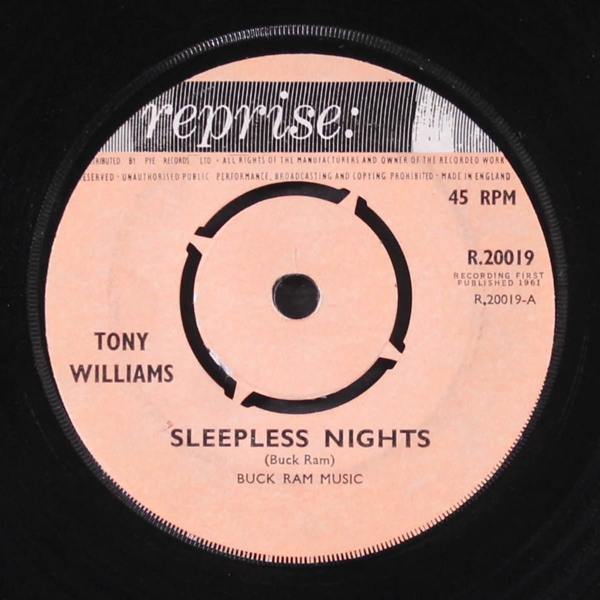 sleepless nights / mandolino-mandolino by TONY WILLIAMS