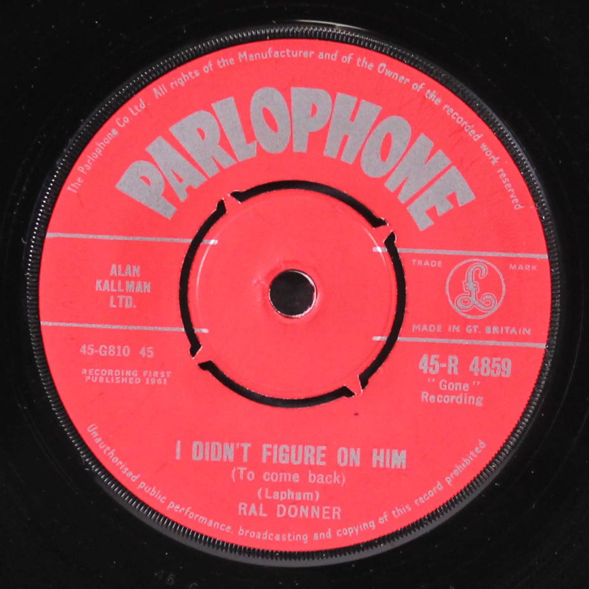 please don't go / i didn't figure on him by RAL DONNER