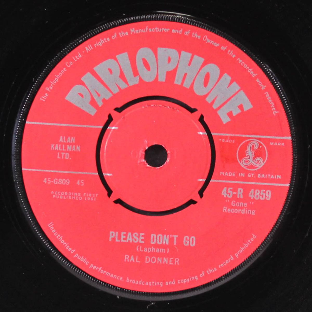 please don't go / i didn't figure on him by RAL DONNER