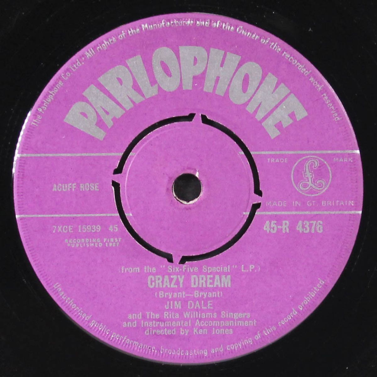 just born / crazy dream by JIM DALE