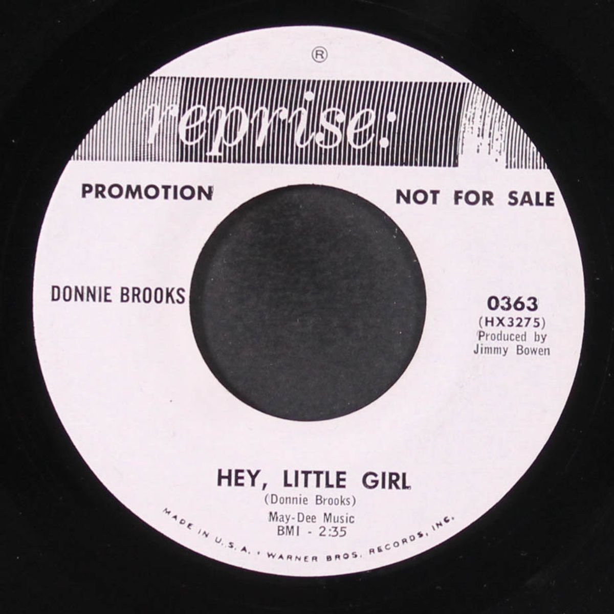 if i never get to love you / hey, little girl by DONNIE BROOKS