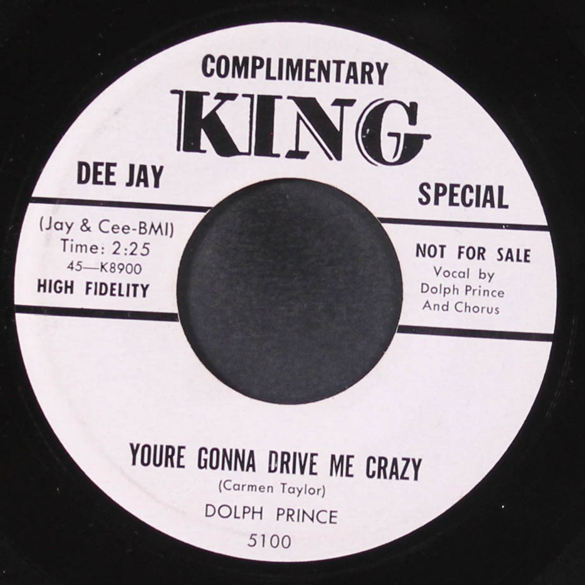 you're gonna drive me crazy / call me dumplin's by DOLPH PRINCE