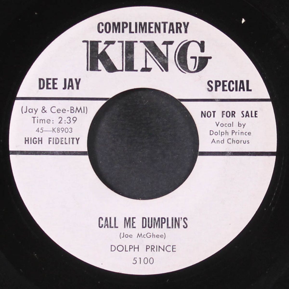 you're gonna drive me crazy / call me dumplin's by DOLPH PRINCE
