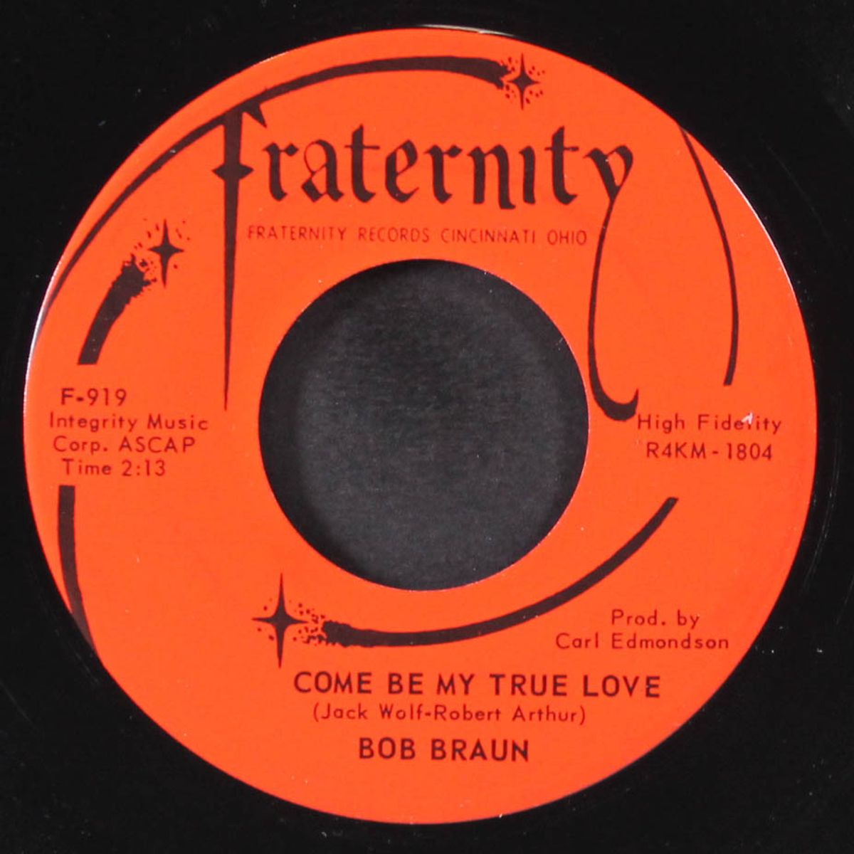 sweet violets / come be my true love by BOB BRAUN
