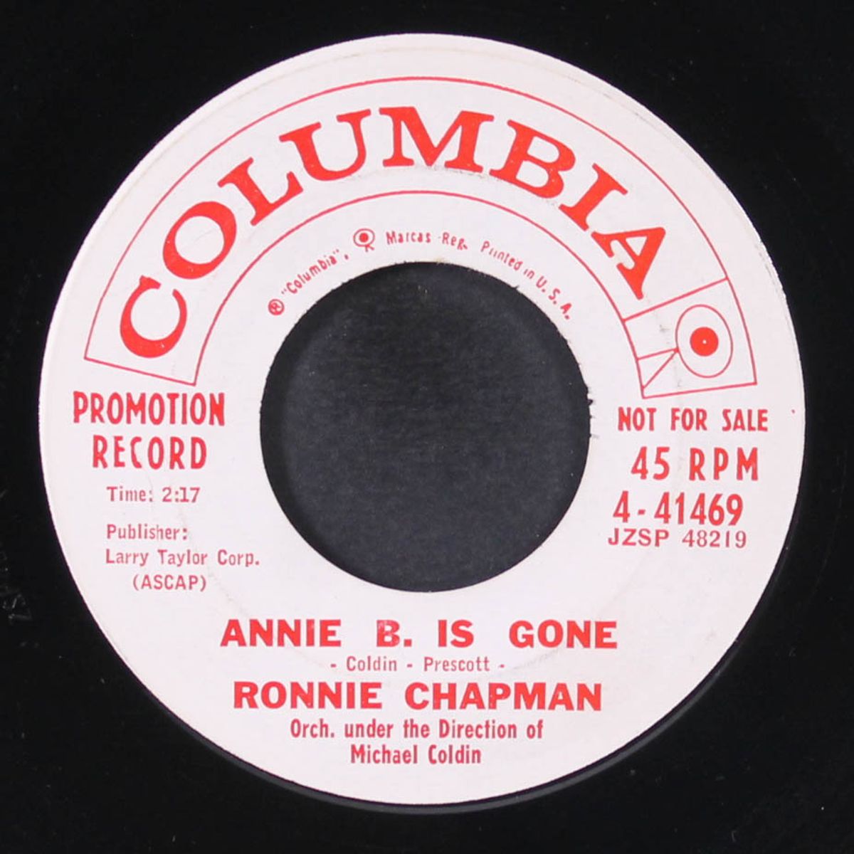 annie b. is gone by RONNIE CHAPMAN