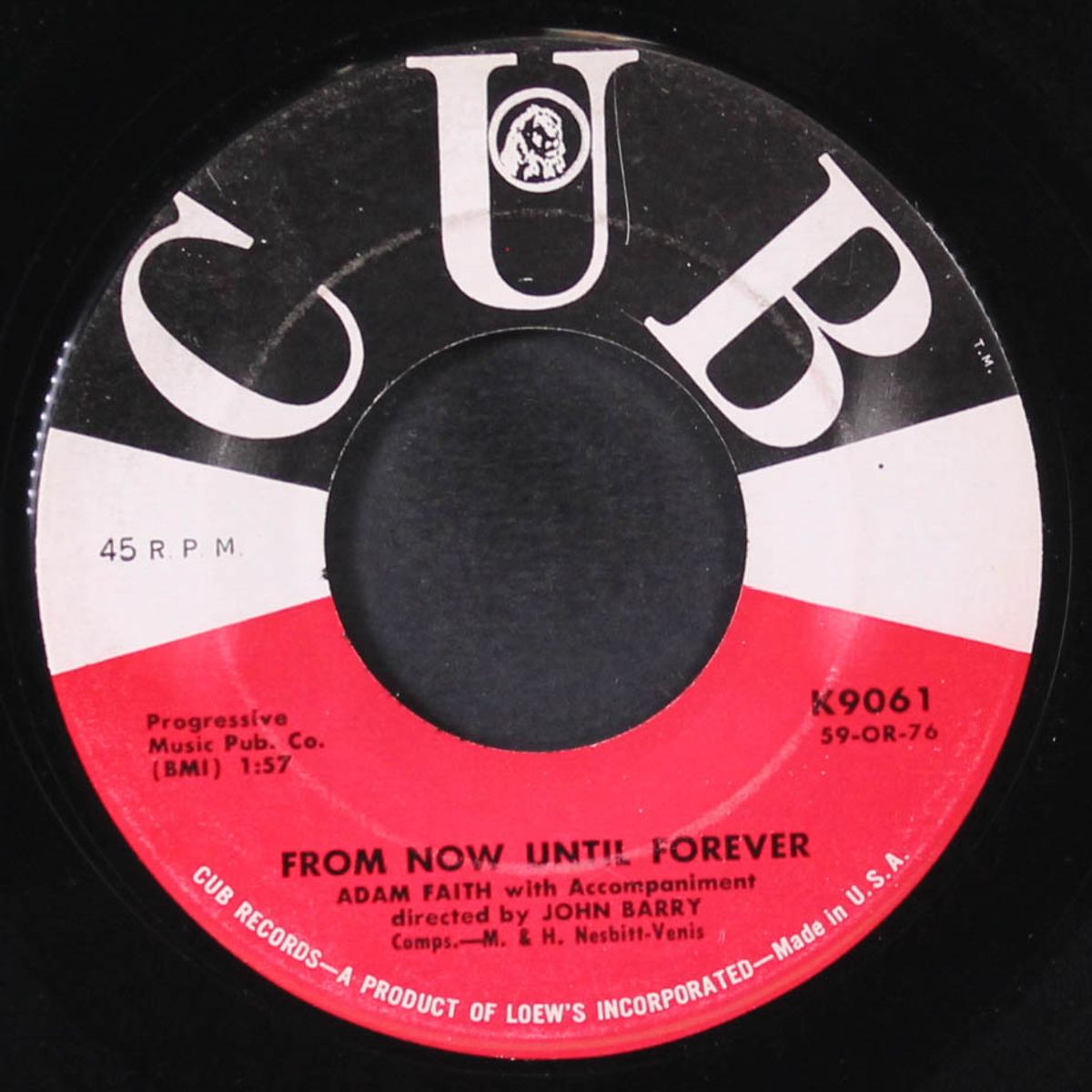 from now until forever / what do you want? by ADAM FAITH