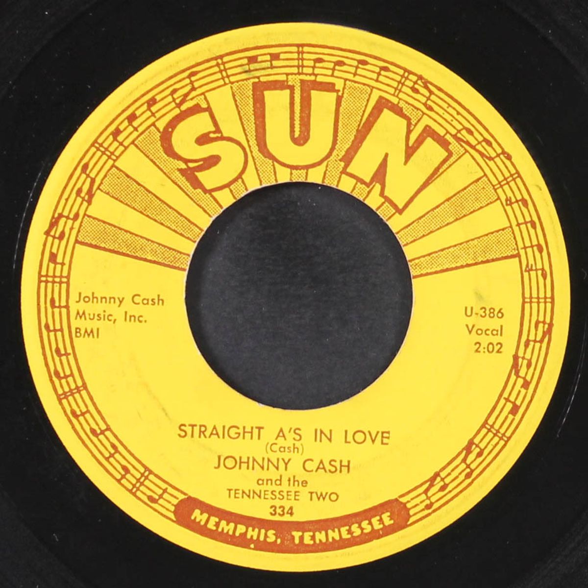 straight a's in love / i love you because by JOHNNY CASH