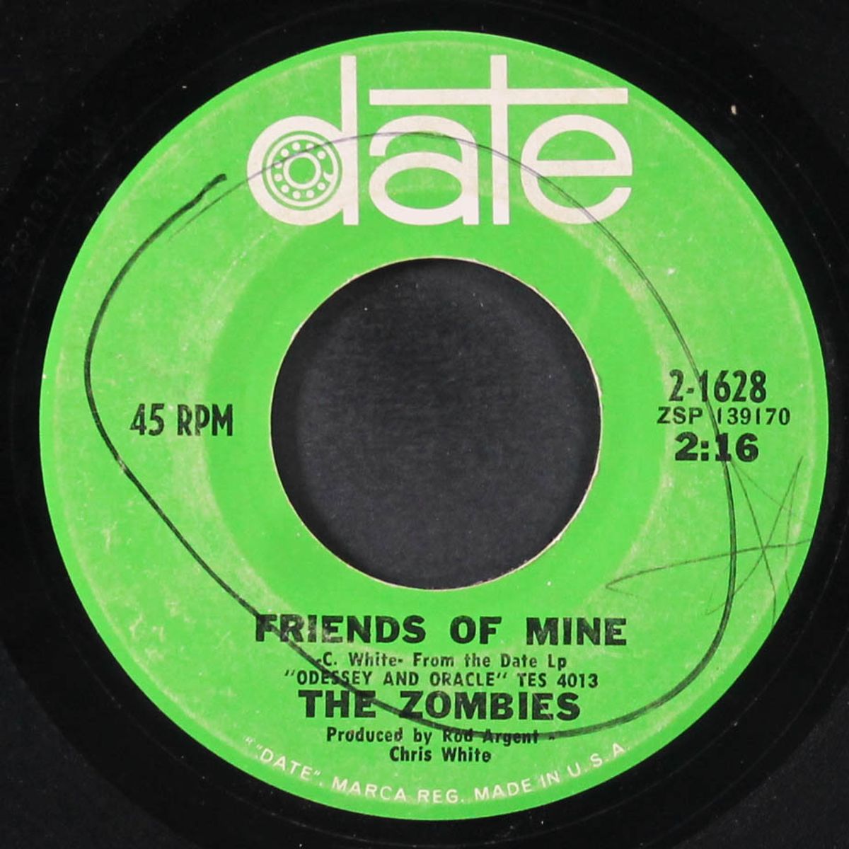 time of the season / friends of mine by ZOMBIES