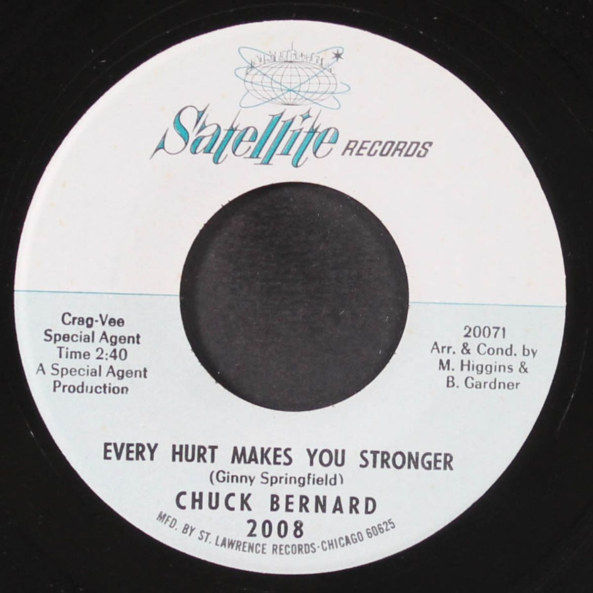 funny changes / every hurt makes you stronger by CHUCK BERNARD