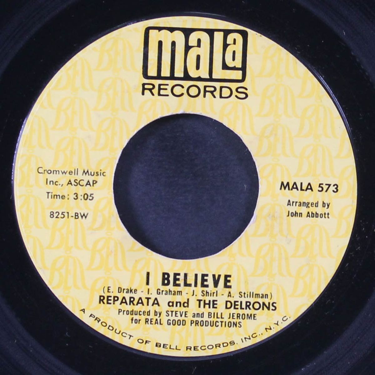 i believe / it's waiting there for you by REPARATA & DELRONS