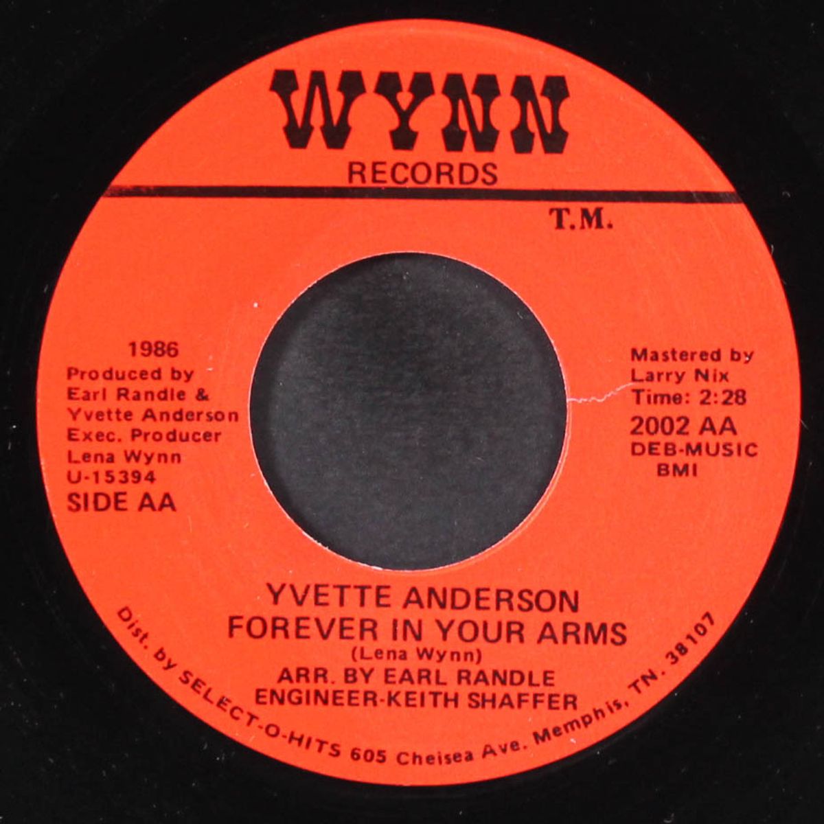 tennessee lover / forever in your arms by YVETTE ANDERSON