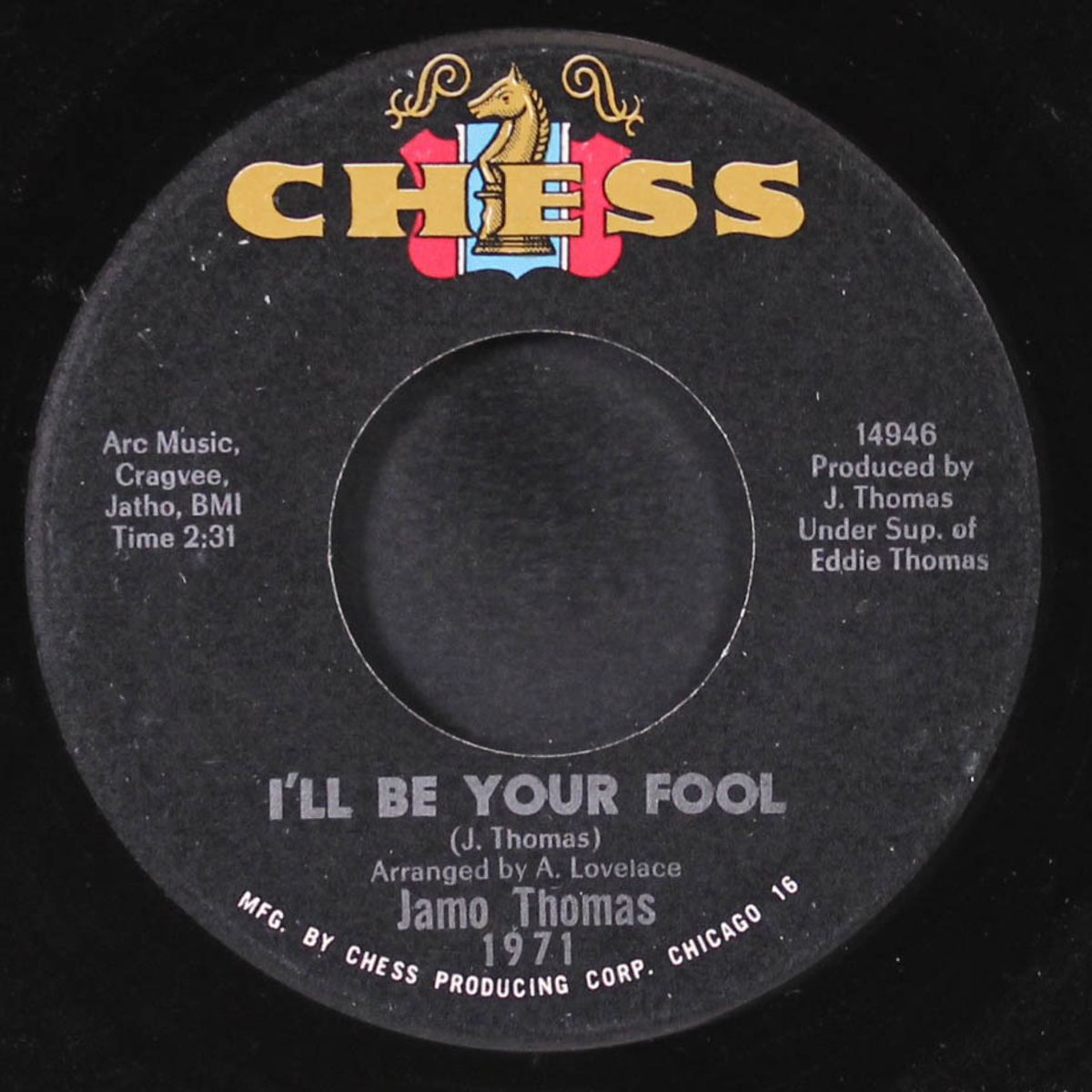 must i holler / i'll be your fool by JAMO THOMAS