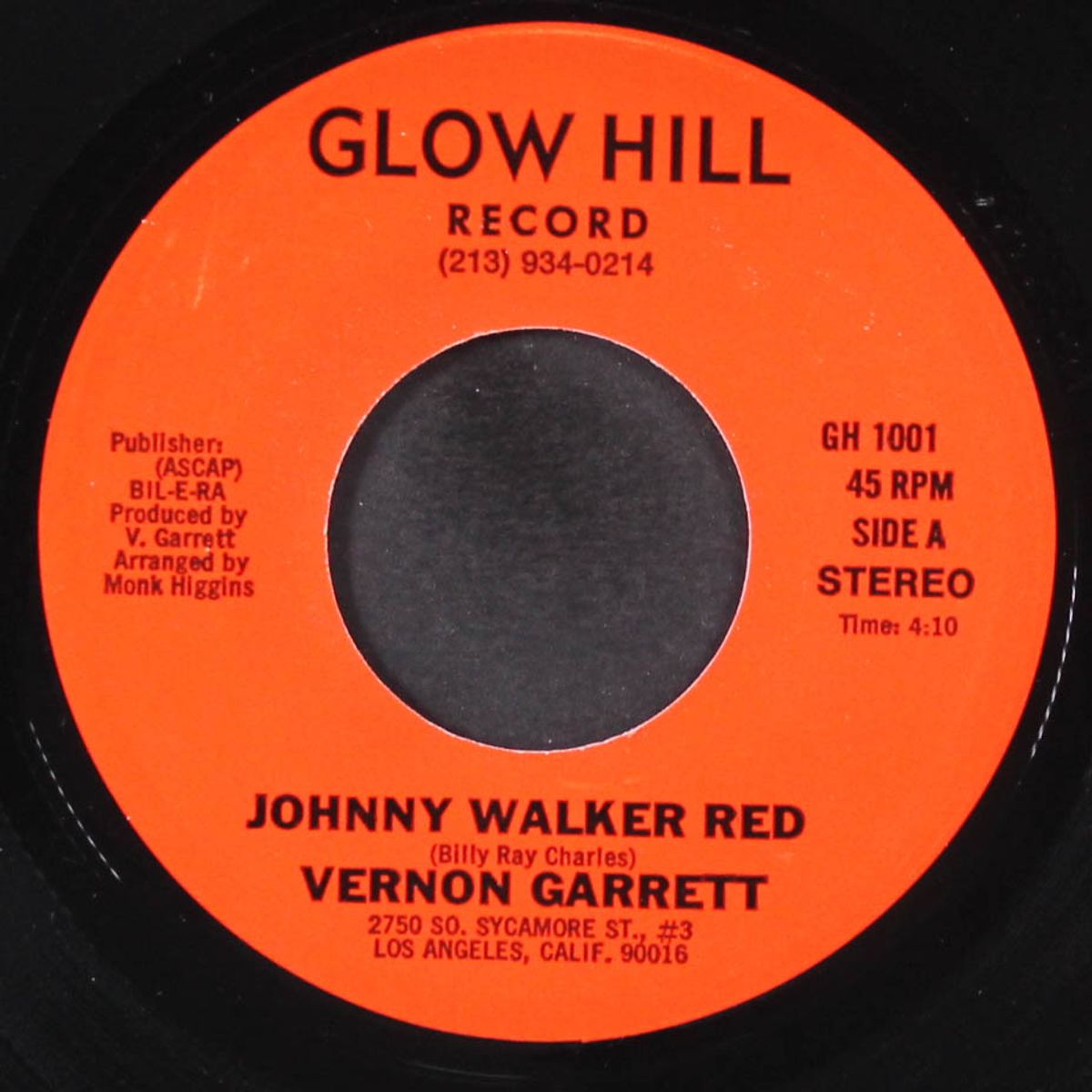 johnny walker red / stranger in my bed by VERNON GARRETT