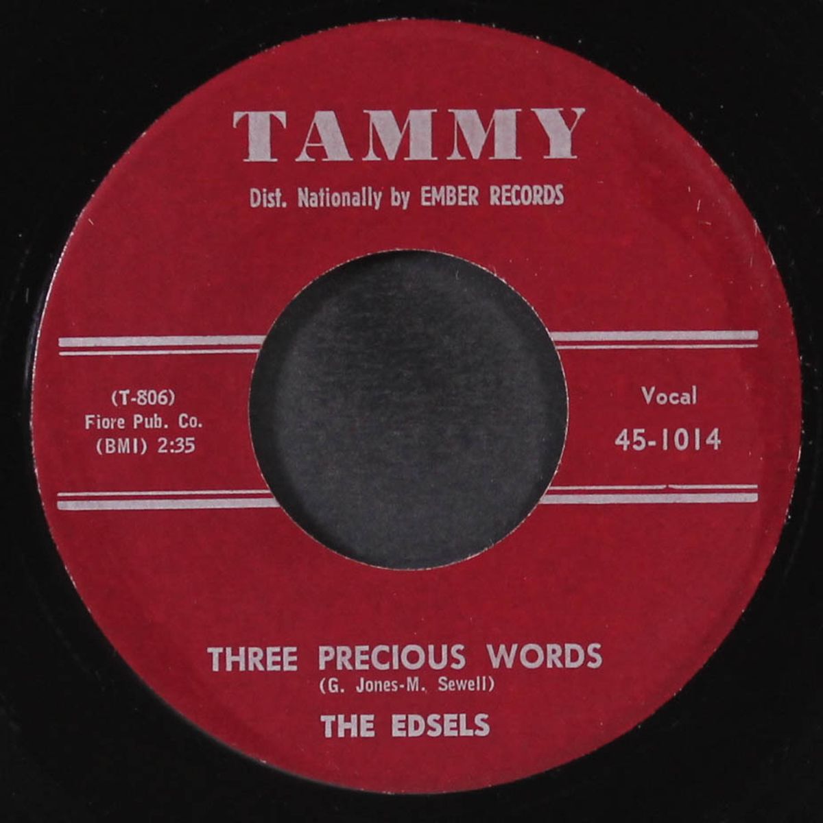 three precious words / let's go by EDSELS