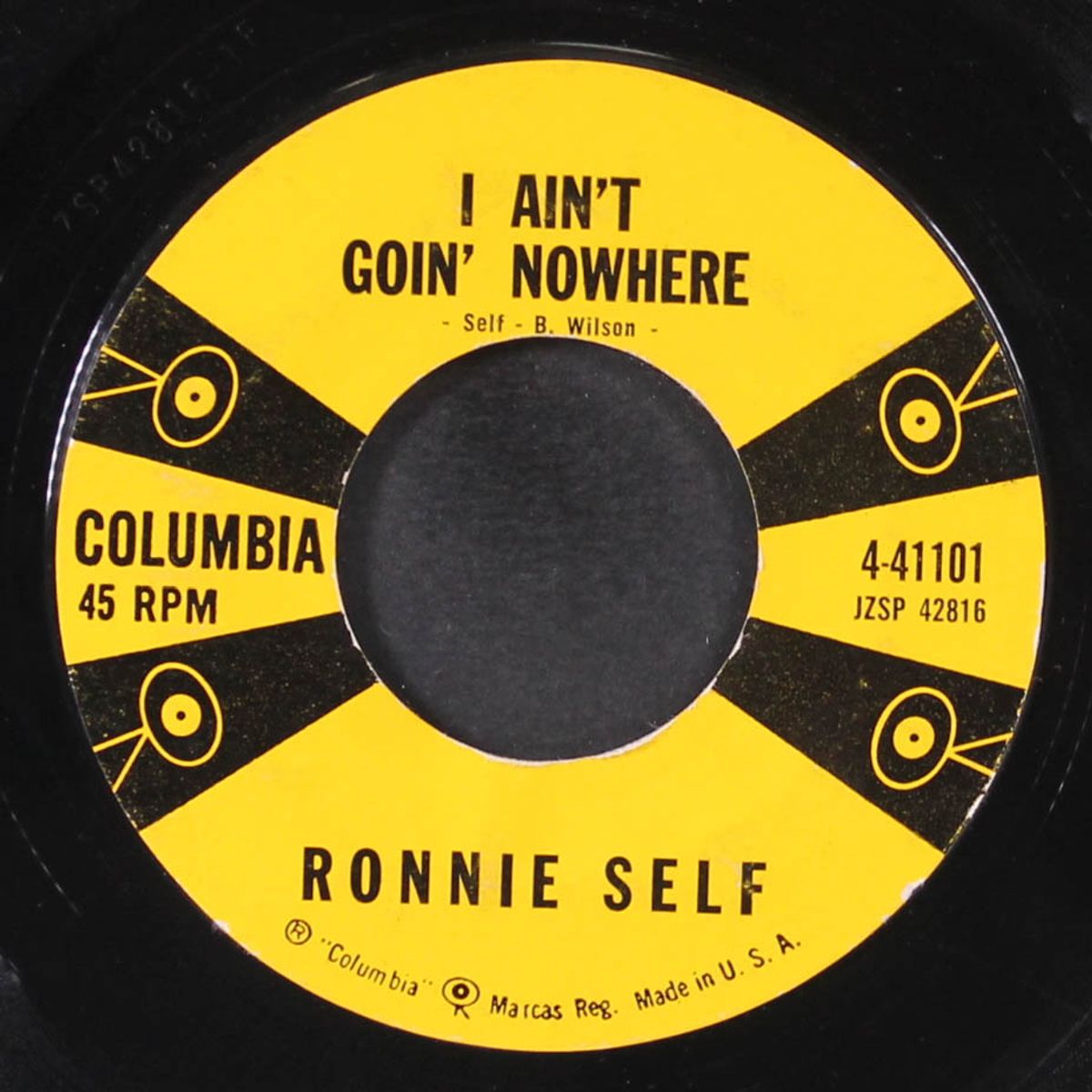 bop-a-lena / i ain't goin' nowhere by RONNIE SELF