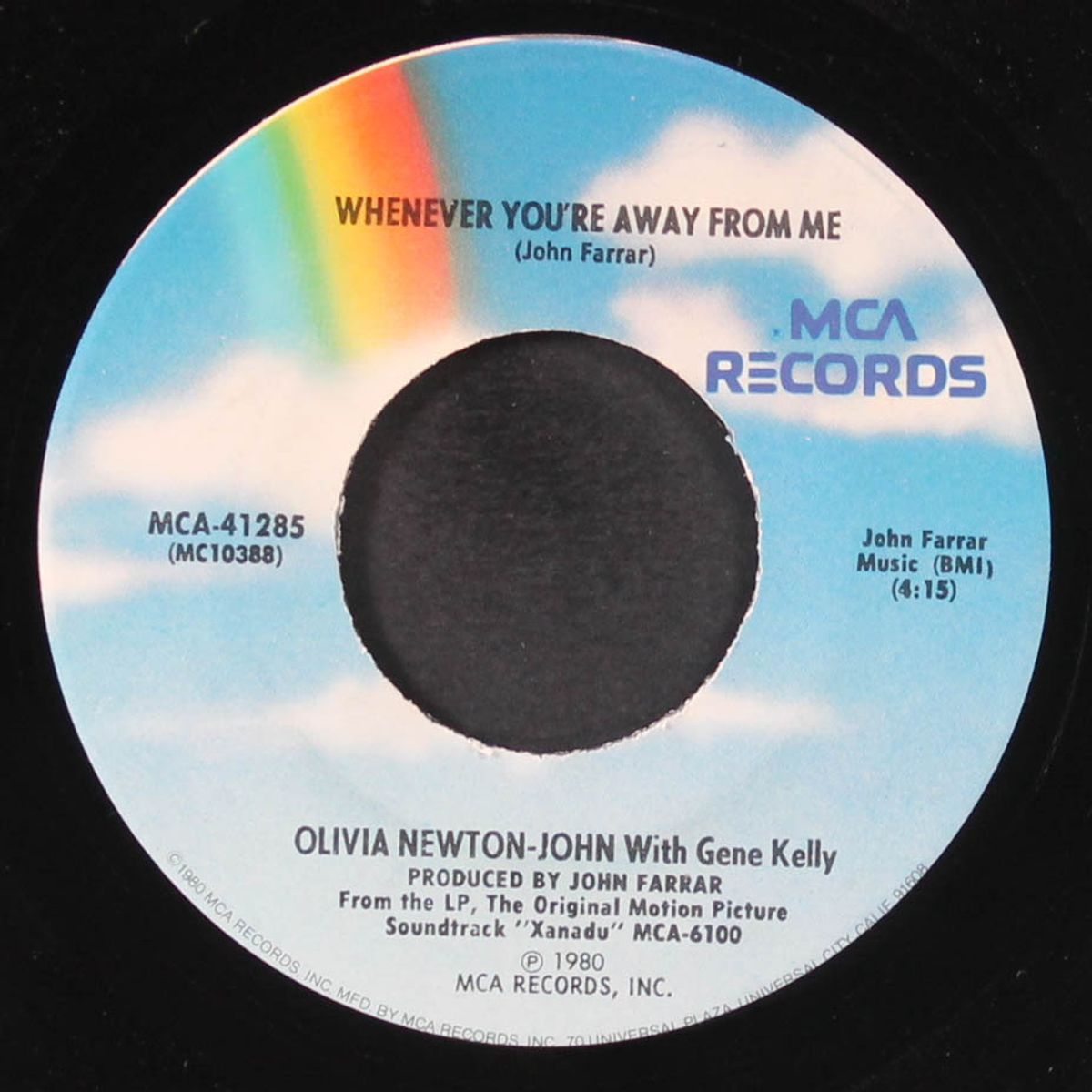 xanadu / whenever you're away from me by OLIVIA NEWTON-JOHN