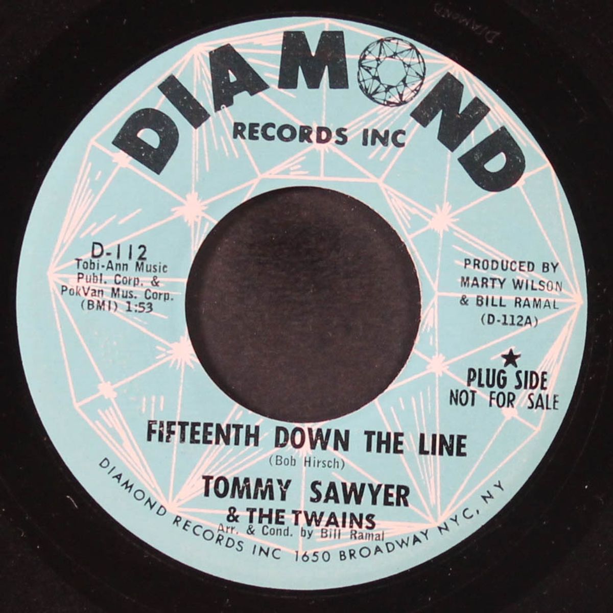 fifteenth down the line / how deep is the ocean by TOMMY SAWYER & TWAINS