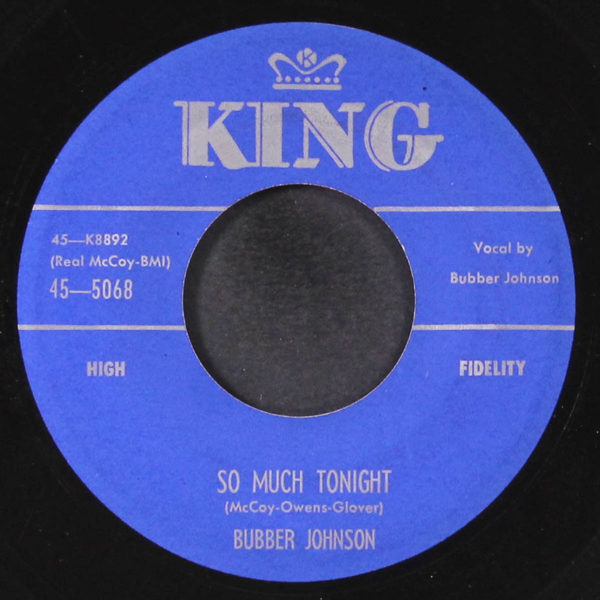 a crazy afternoon / so much tonight by BUBBER JOHNSON