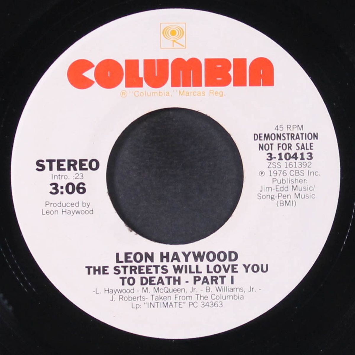 the streets will love you to death, part 1 / mono by LEON HAYWOOD