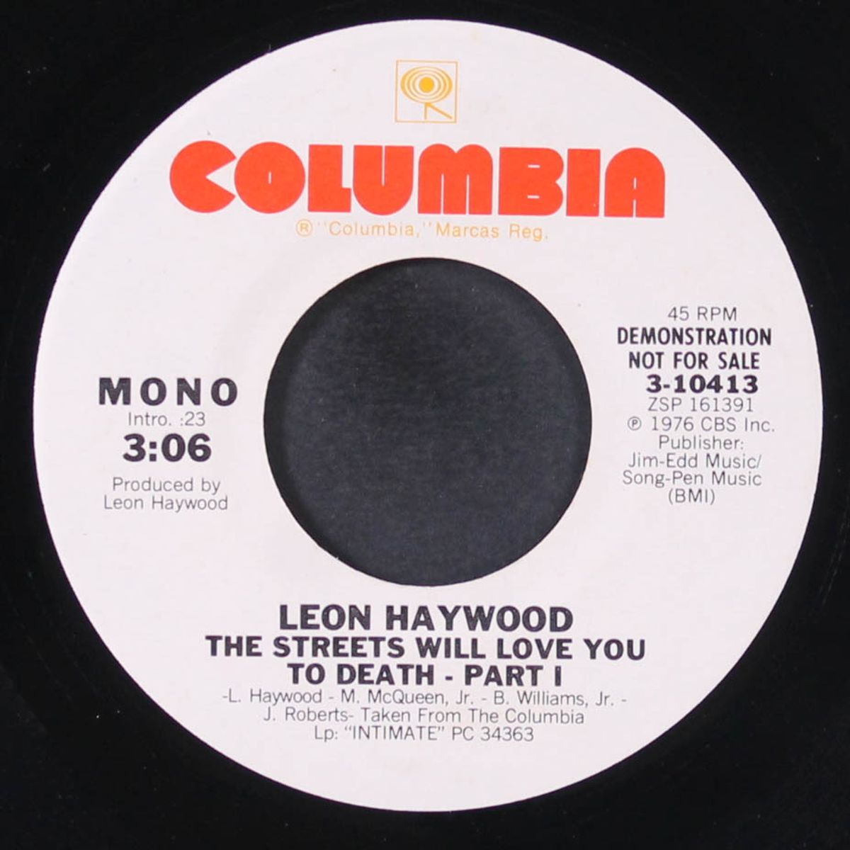 the streets will love you to death, part 1 / mono by LEON HAYWOOD