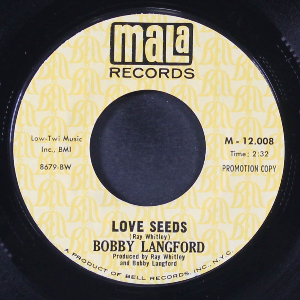 peace of mind / love seeds by BOBBY LANGFORD